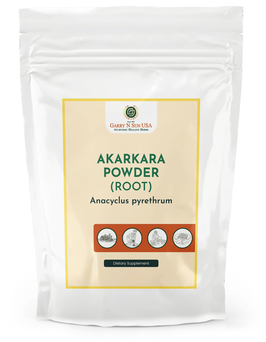 Poudre De Racines Akarkara (Anacyclus Pyrèthre) - Aphrodisiaque Naturel 60g à 1kg - Ayurveda