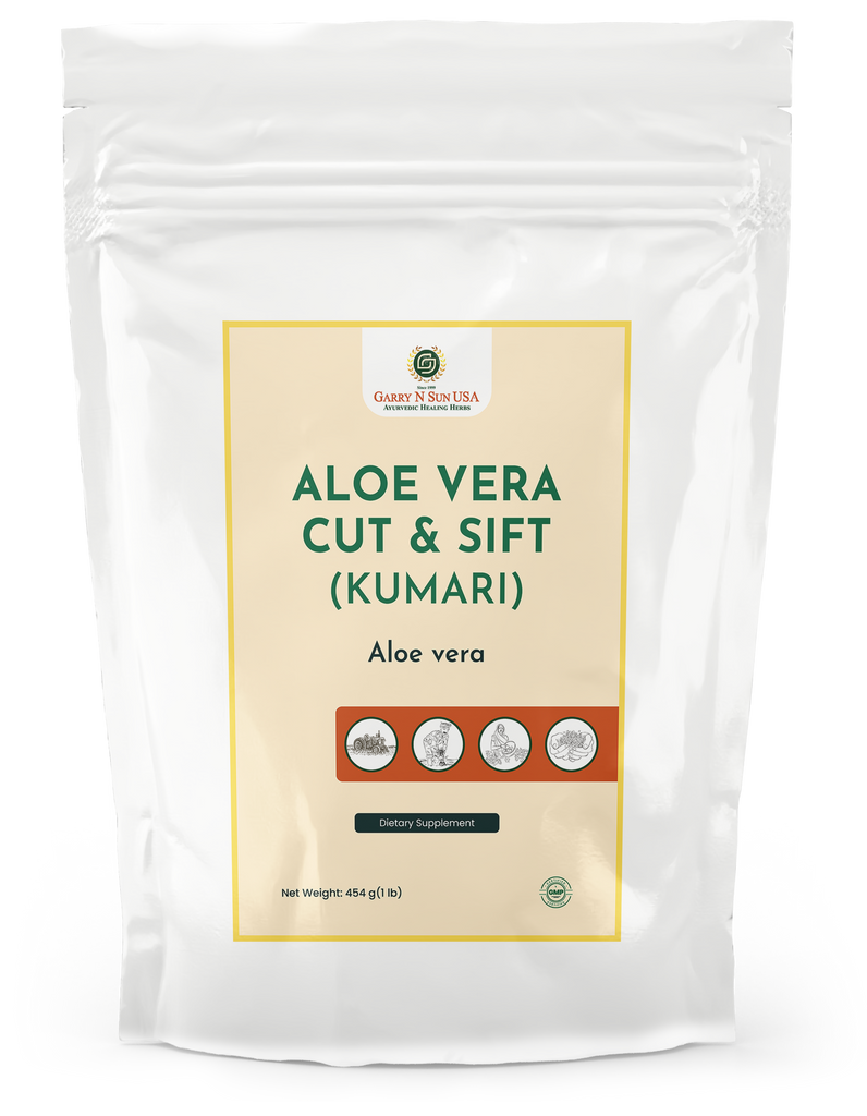 Aloe Vera (Kumari) Cut & Sift 1 lb GARRY N SUN