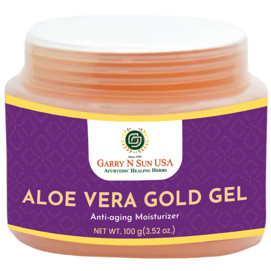 Aloe Vera Gel w/ Gold Leaves (Moisturizer) (100 gms./ 3.52oz)