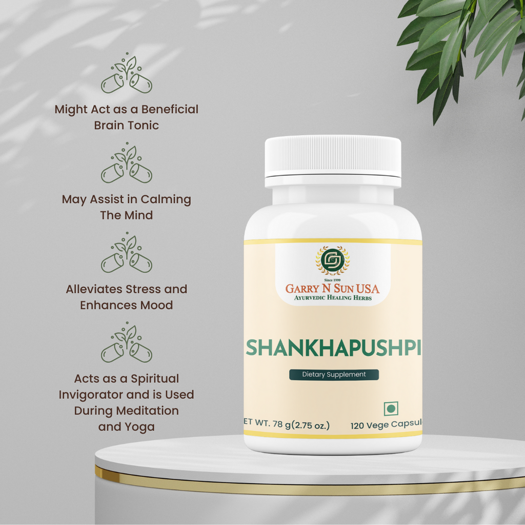 Pure Shankhapushpi Capsules - GARRY N SUN