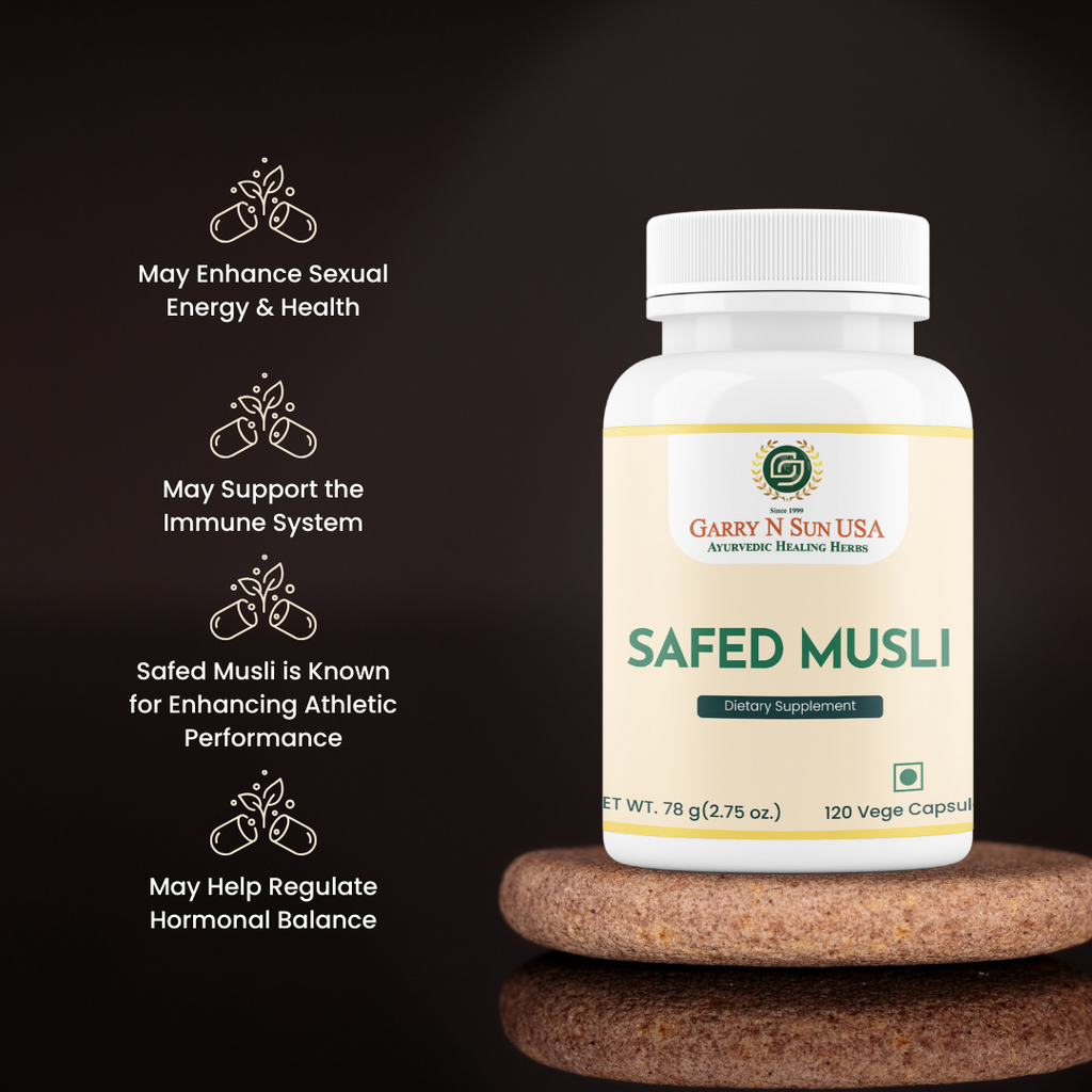 Pure Safed Musli Capsules - GARRY N SUN