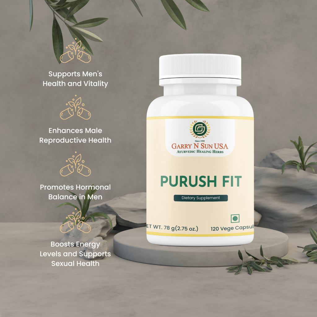 Purush Fit (Male Potency) Capsules - GARRY N SUN