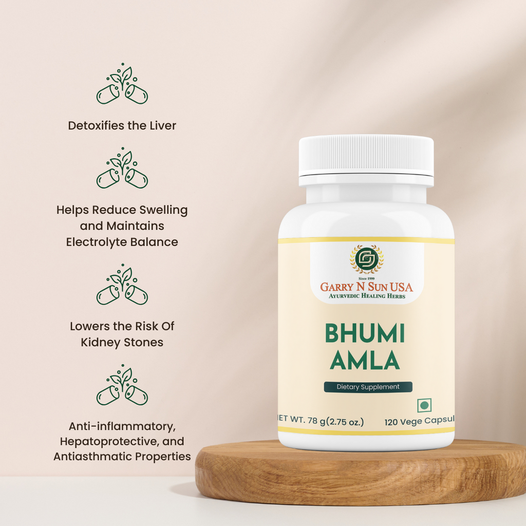 Bhumi-Amla (Phyllanthus niruri) Capsules - GARRY N SUN