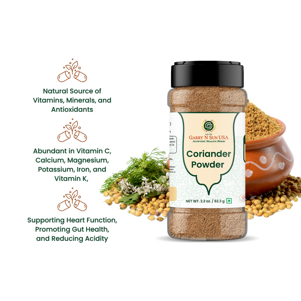 Coriander Powder (Coriandrum sativum) - GARRY N SUN