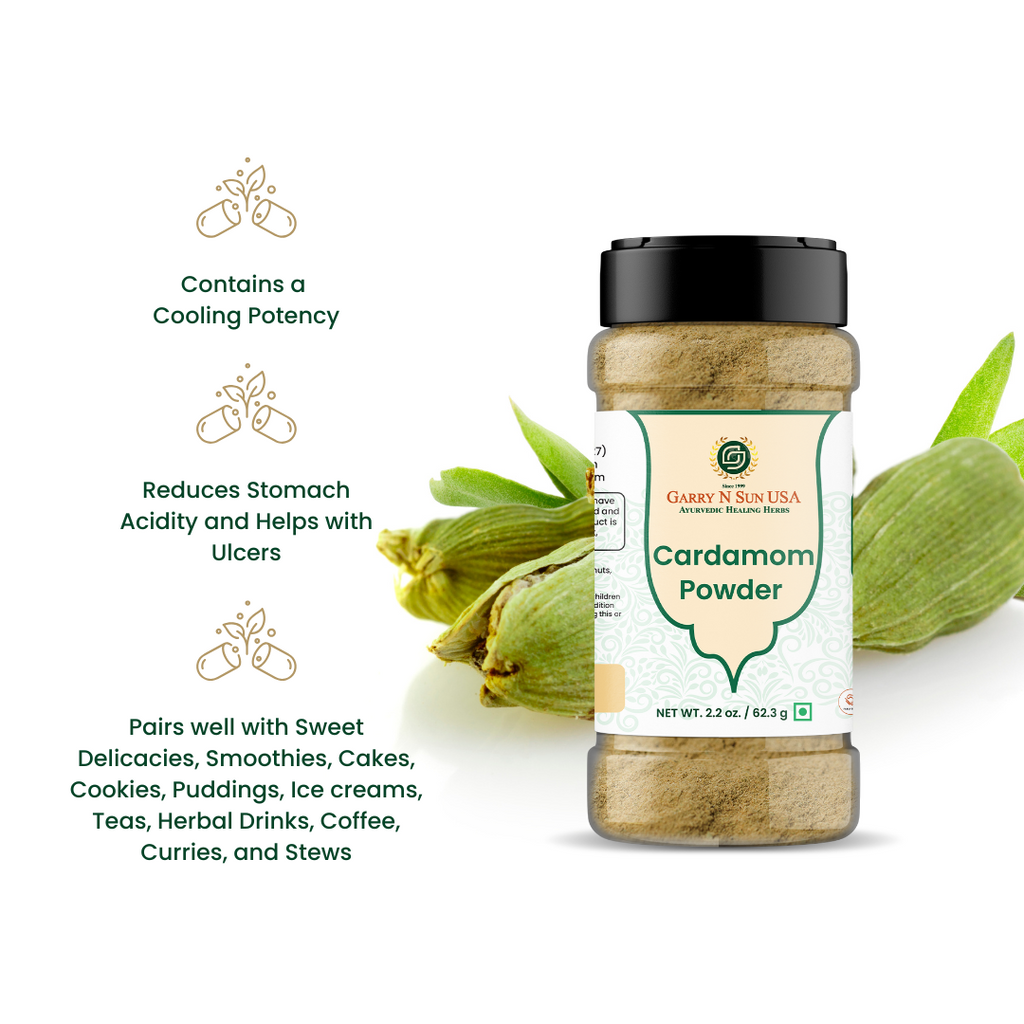 Cardamom Powder (Elettaria cardamomum) - GARRY N SUN