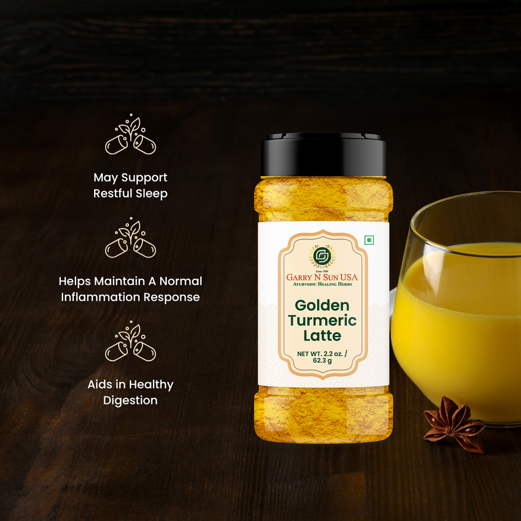 Golden Turmeric Latte Spice - 2.2 oz GARRY N SUN