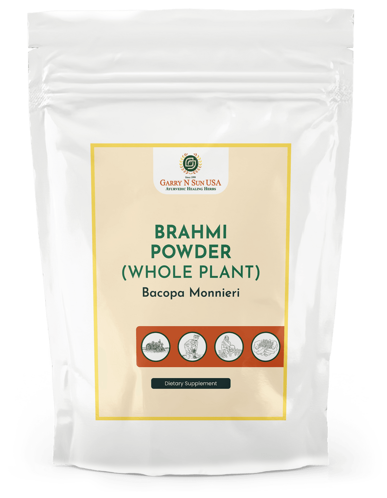 Brahmi Organic Powder (Bacopa monnieri) - GARRY N SUN