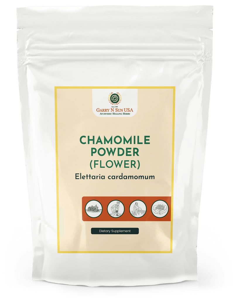 Chamomile Organic Powder (Matricaria chamomilla) - GARRY N SUN