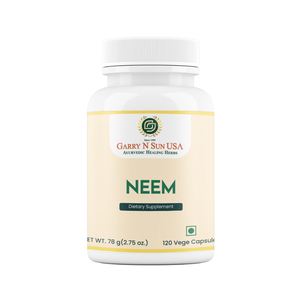 Neem (Azadirachta Indica)  Capsules - GARRY N SUN