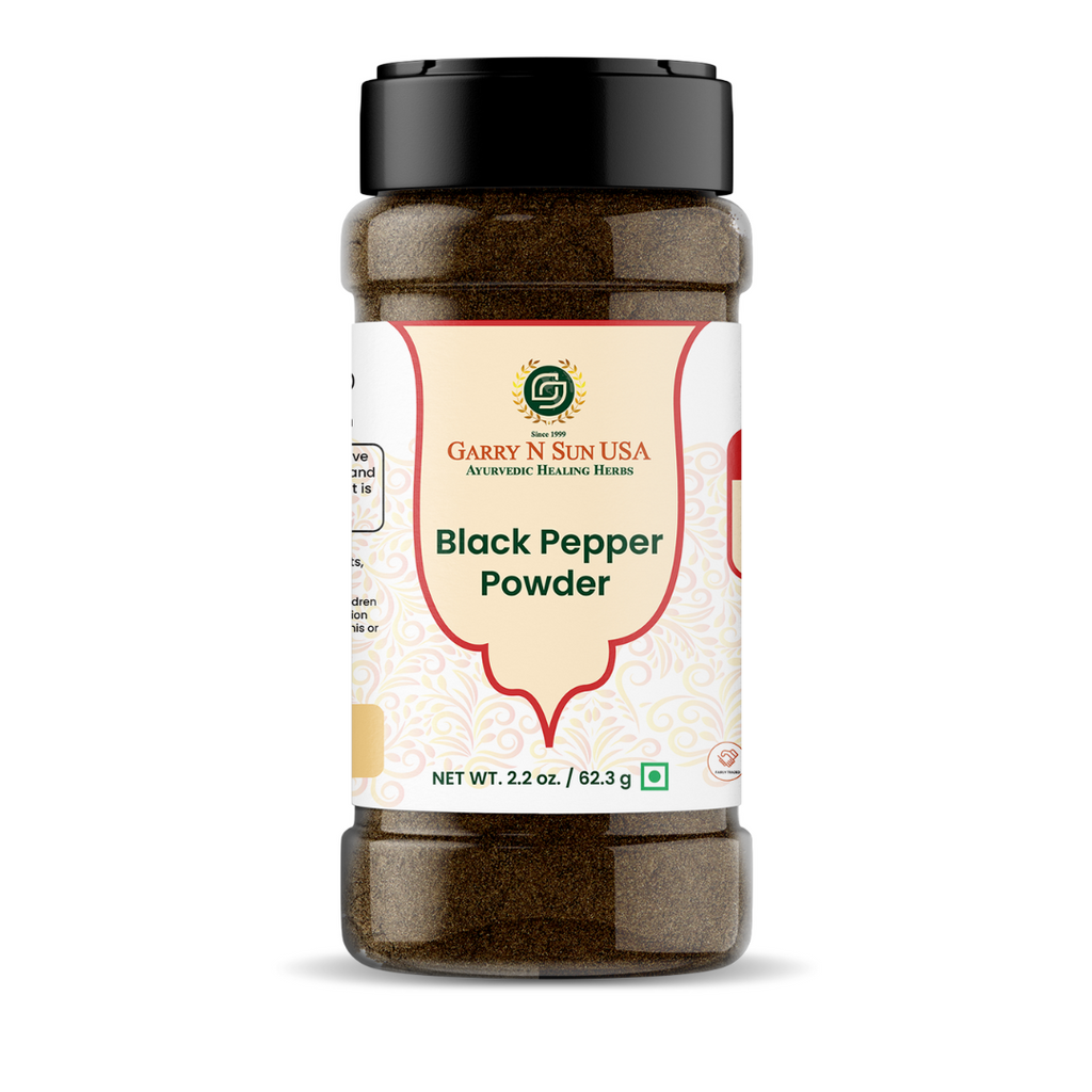 Black Pepper (Marich) Powder (Piper nigrum) - GARRY N SUN