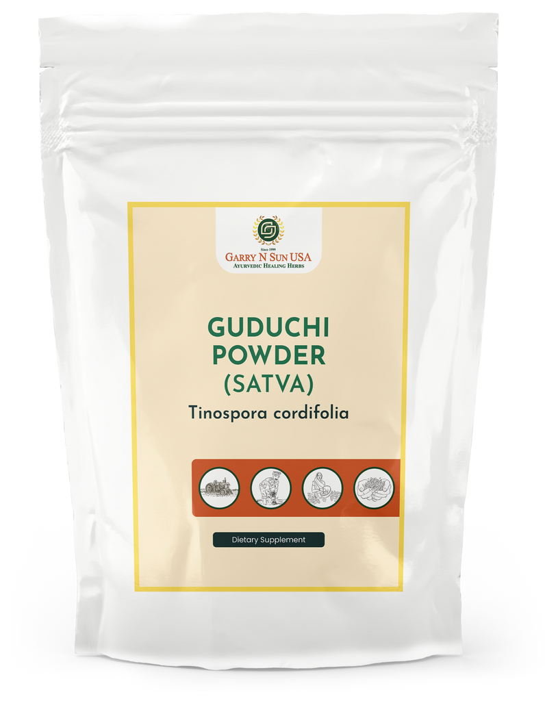 Guduchi Organic Powder (Tinospora Cordifolia) - GARRY N SUN