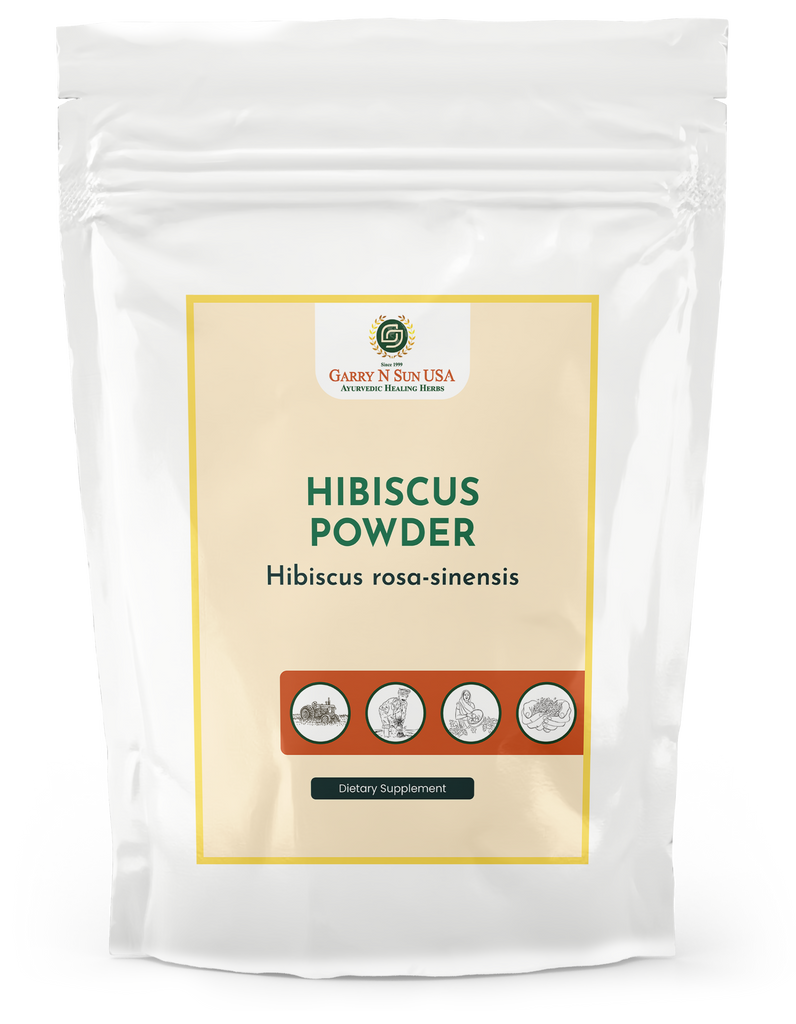 Hibiscus Organic Powder (Hibiscus rosa-sinensis) - GARRY N SUN