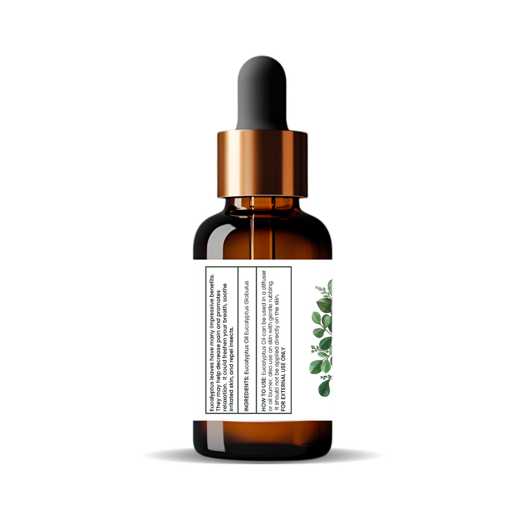 Eucalyptus Essential Oil (Alcohol-Free) – Refresh, Soothe & Revitalize GARRY N SUN