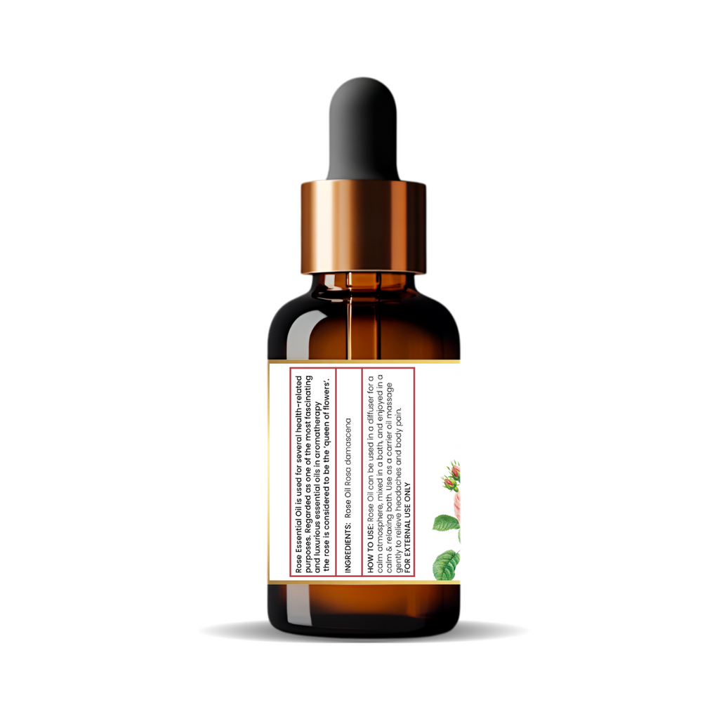 Rose Essential Oil (Alcohol-Free) – Luxurious, Calming & Rejuvenating GARRY N SUN