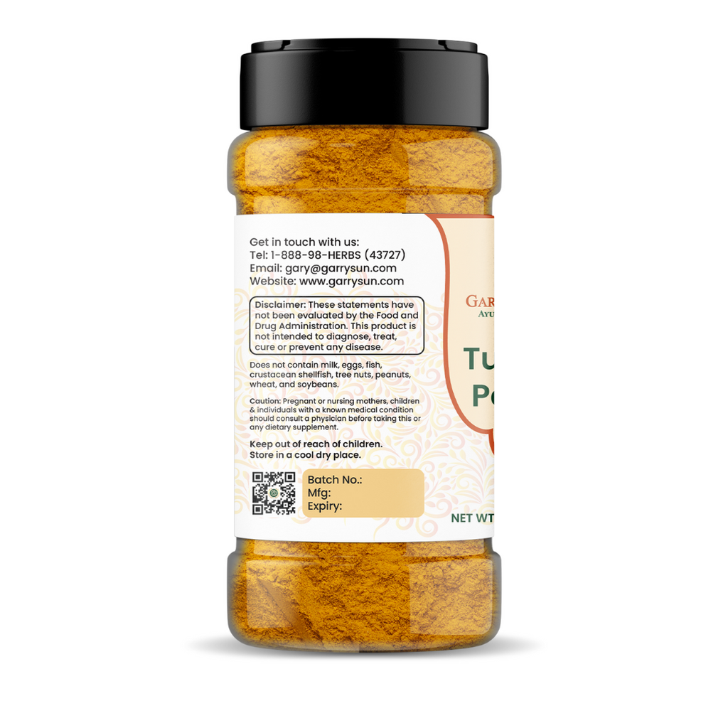 Turmeric Powder (Curcuma longa) - GARRY N SUN