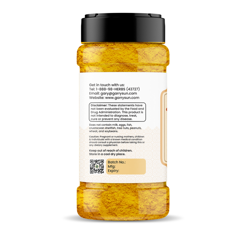 Golden Turmeric Latte Spice - 2.2 oz GARRY N SUN